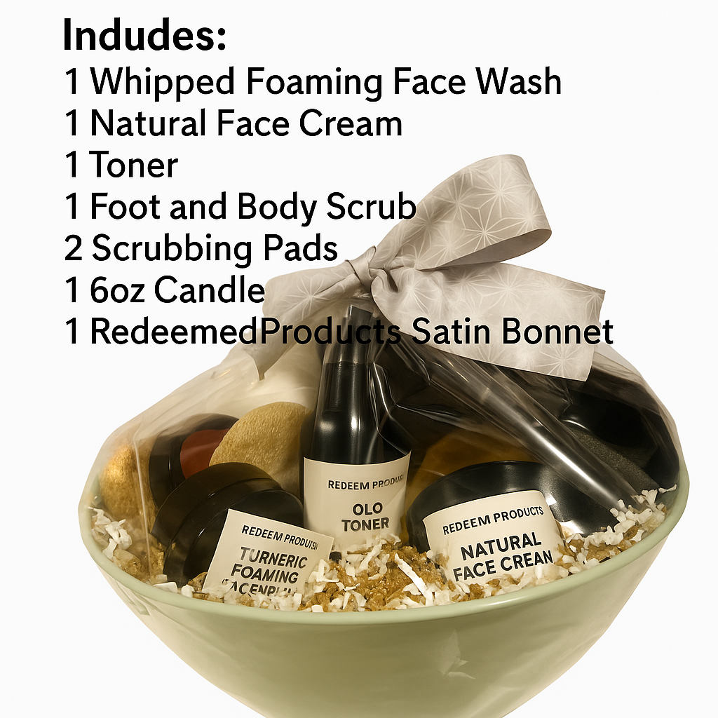 Whipped Turmeric foaming facial system baskets and Turmeric foot scrub image 0