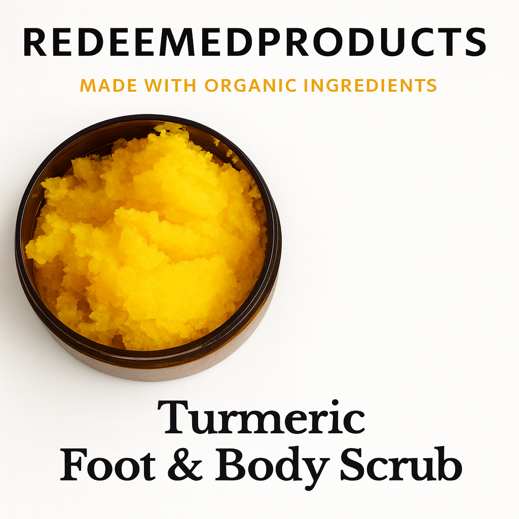 Turmeric Foot and Body Scrub image 1