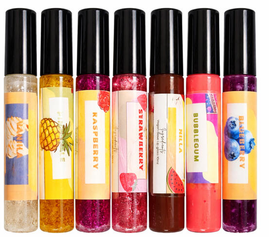Vegan Based Lip Gloss set of 7