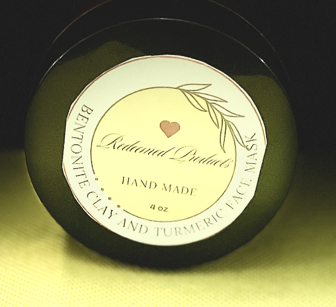 Bentonite and Turmeric face mask image 1