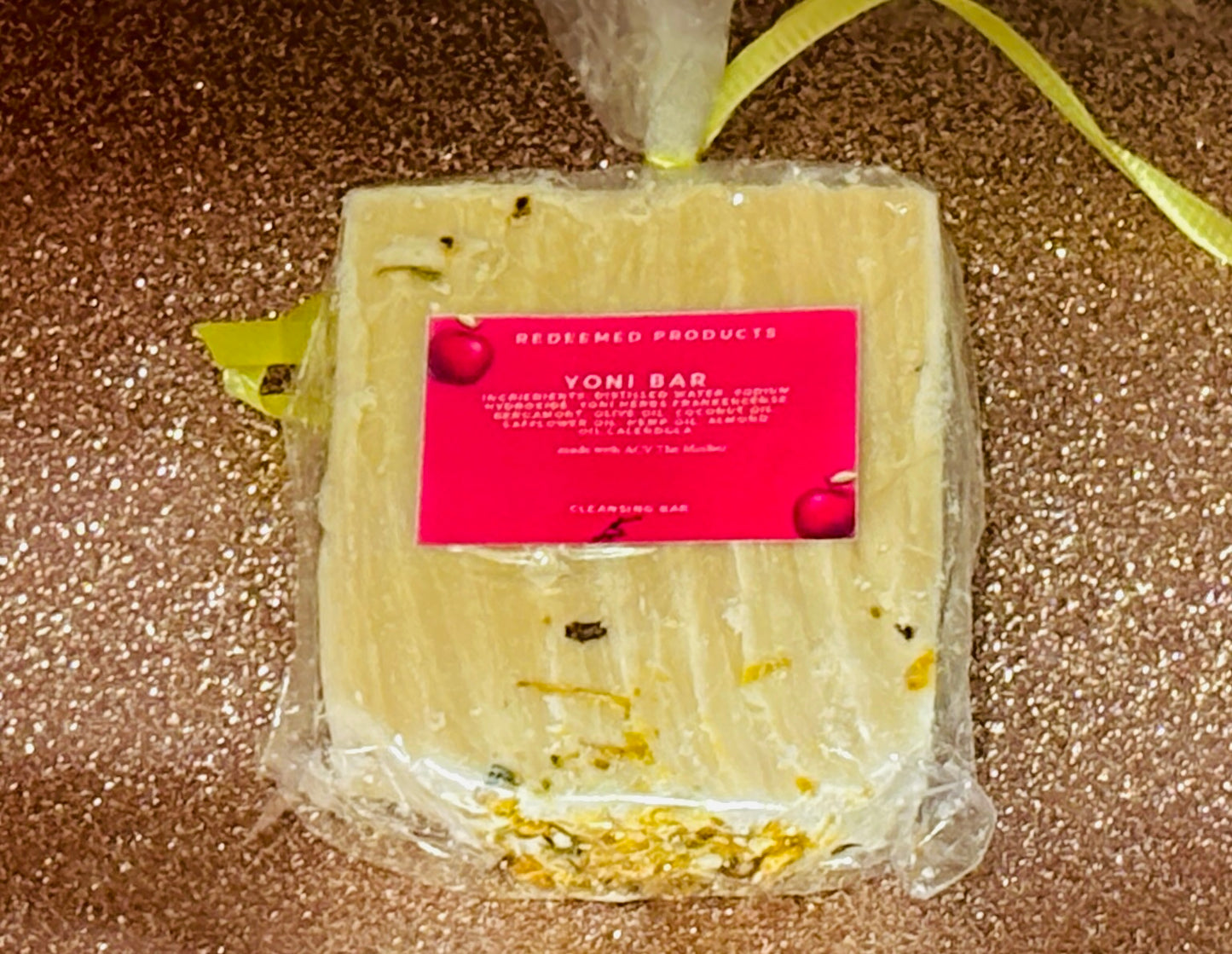 Yoni Bar Soap made with ACV(The Mother) image 0